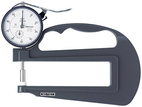 Mitutoyo 7321A Dial Thickness Gauge, 0 mm-10 mm Range
